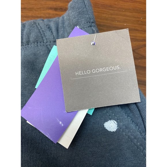 Women's NASA Graphic Splatter Jogger Shorts Gray Medium - Picture 4 of 7